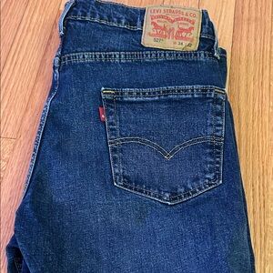 Levi's Men's Dark Blue Straight Jeans